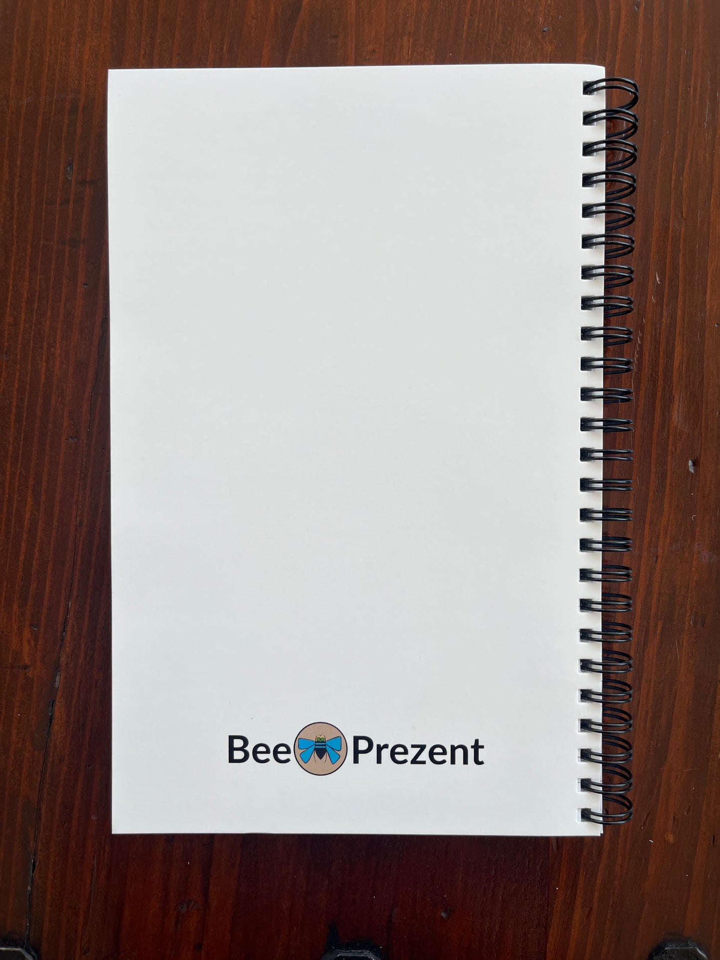 Notebook-Blue Bee W/3 Lavender Stems Soft Cover Spiral Note Book