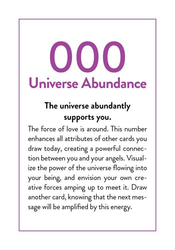 The Angel Numbers Deck