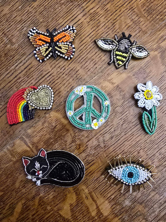 Balamani Beaded Pins by MATR BOOMIE — Handcrafted, Ethical Shine
