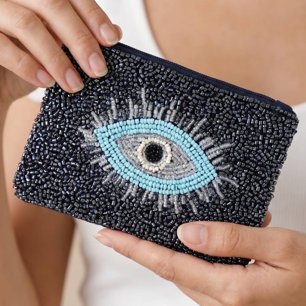 Hand Beaded Coin Purse