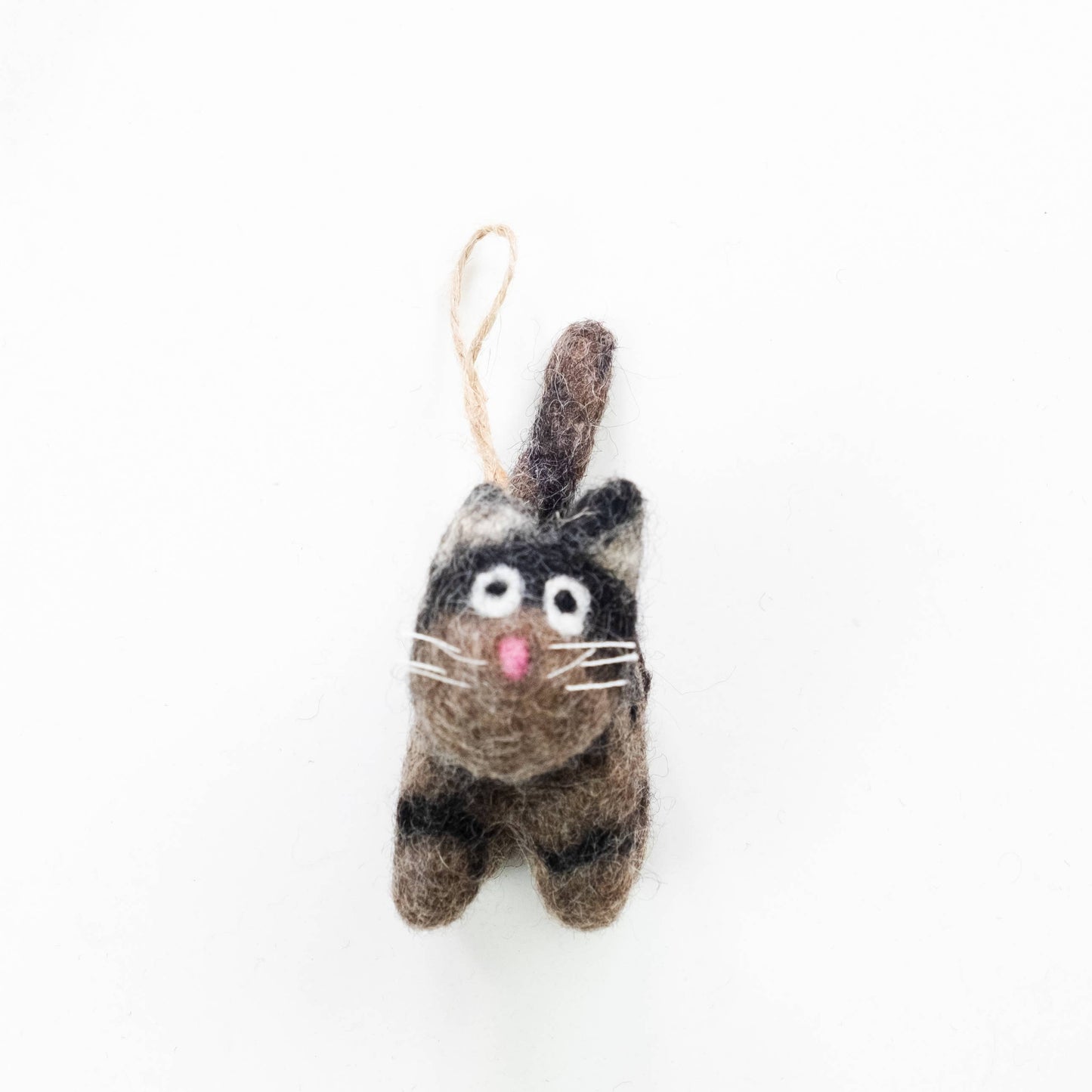 Ornament - Wool Felted Cats (Sold Separately)