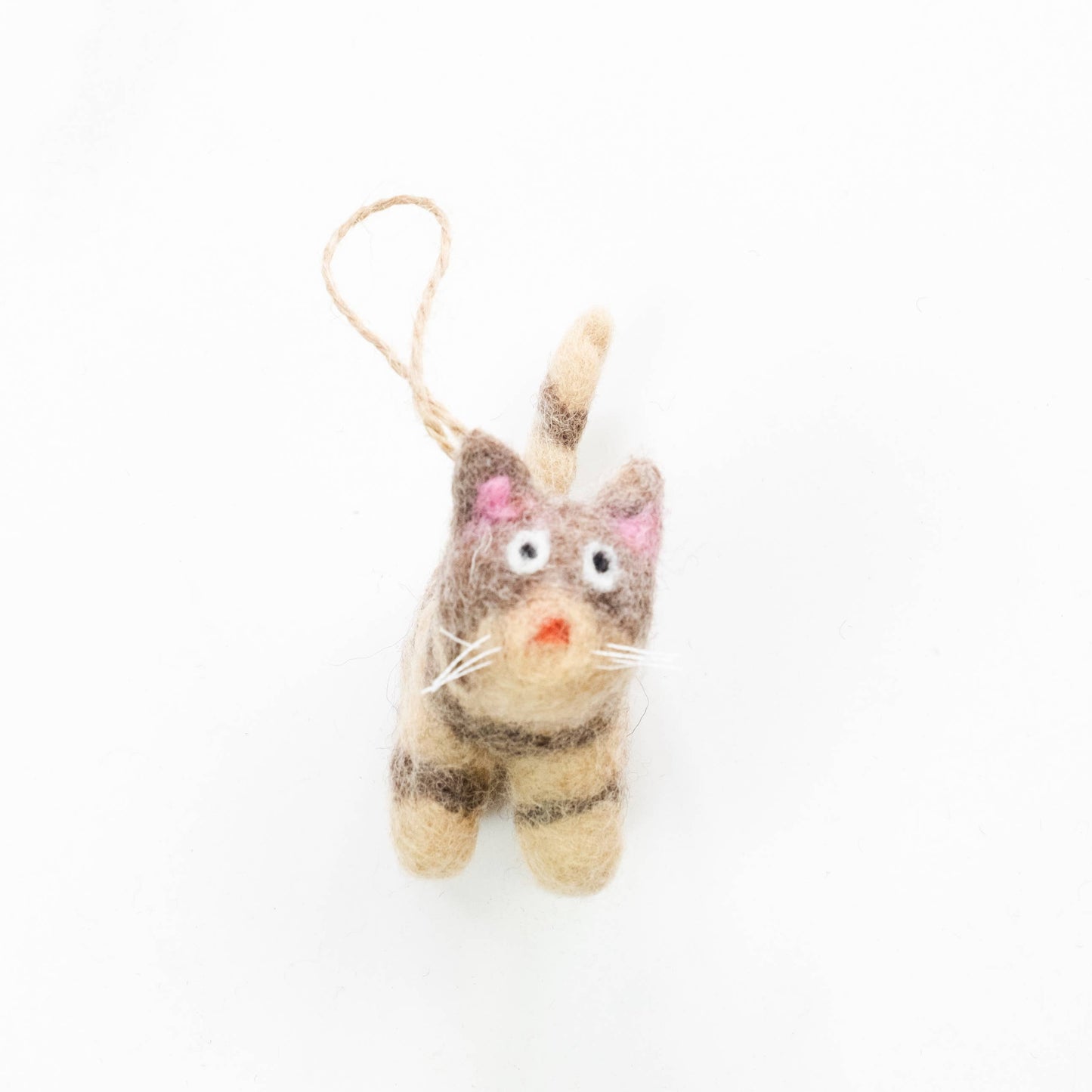 Ornament - Wool Felted Cats (Sold Separately)