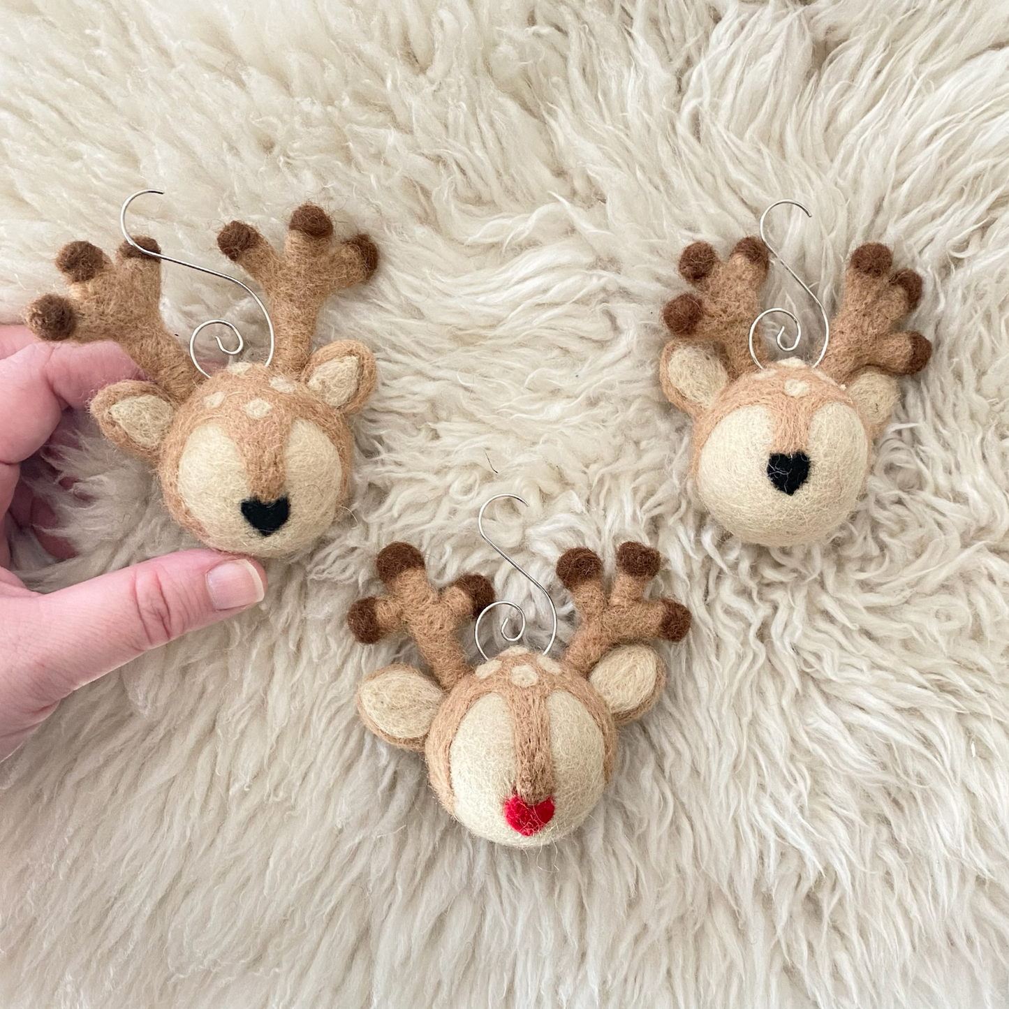 Felt Reindeer Ornaments (SFF Exclusive)