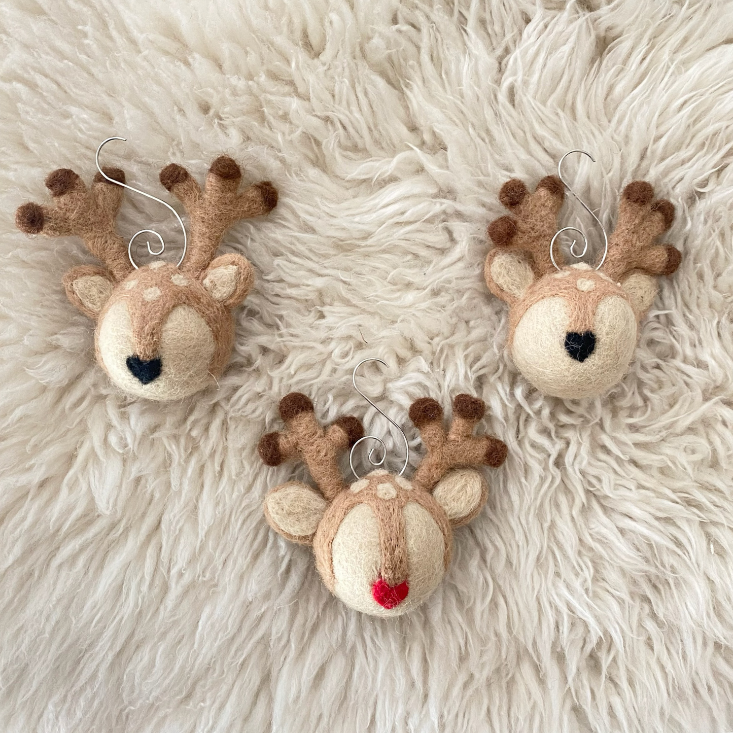 Felt Reindeer Ornaments (SFF Exclusive)