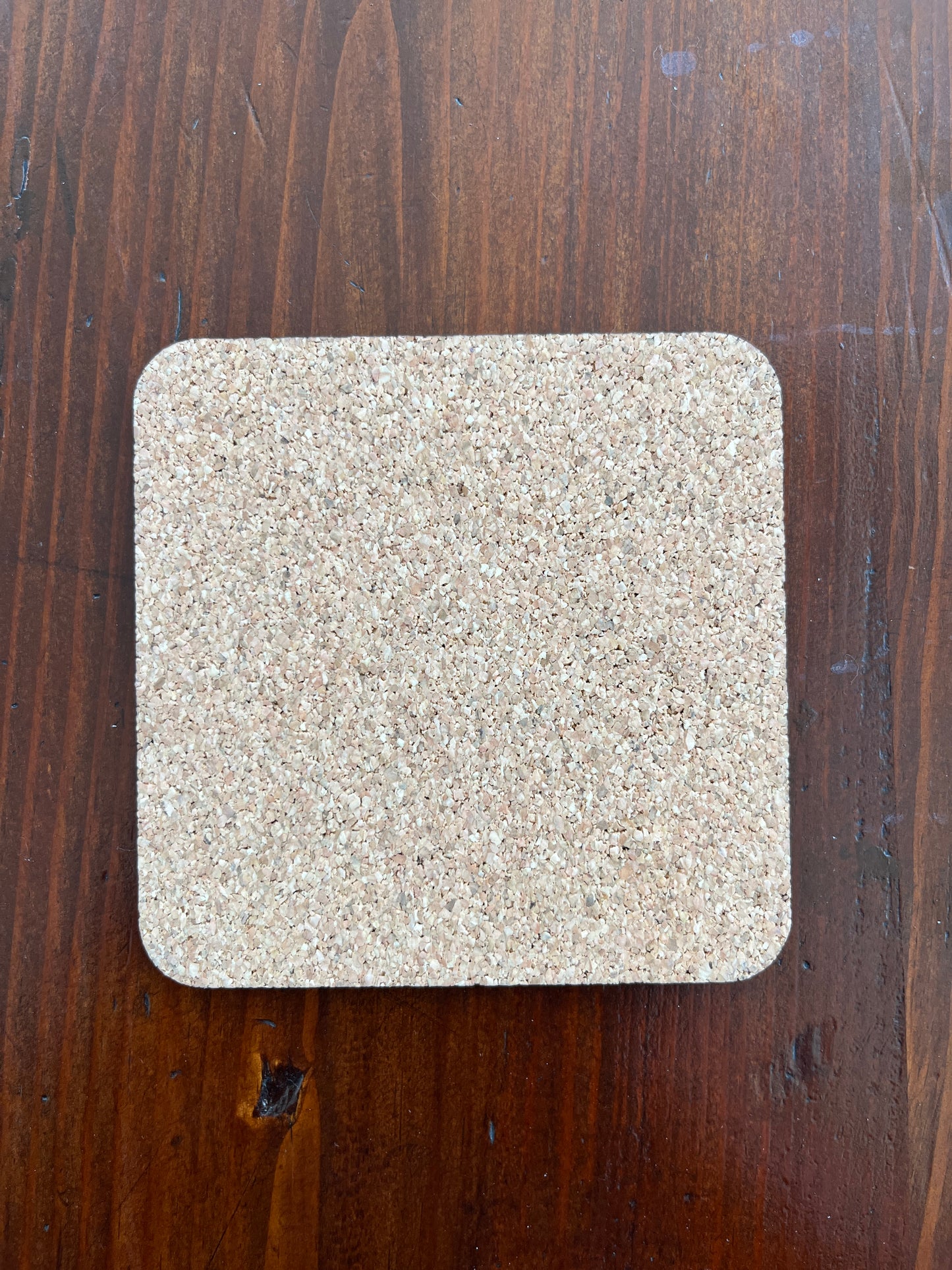 Coasters- Set of 4 Cork Backed Coaters |Blue Bee & 1 Lavender stem