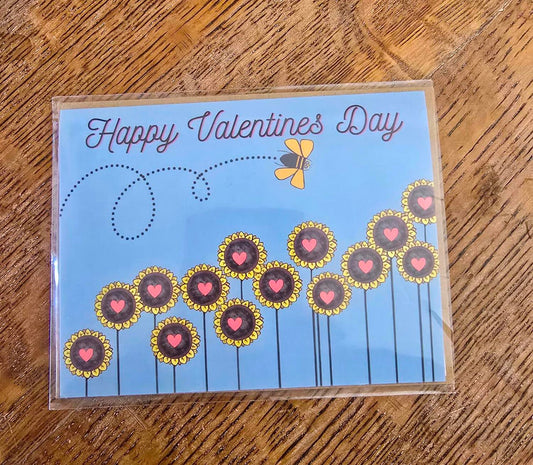 Valentine's Card W/A Kraft Paper Envelope & LOVE Seal